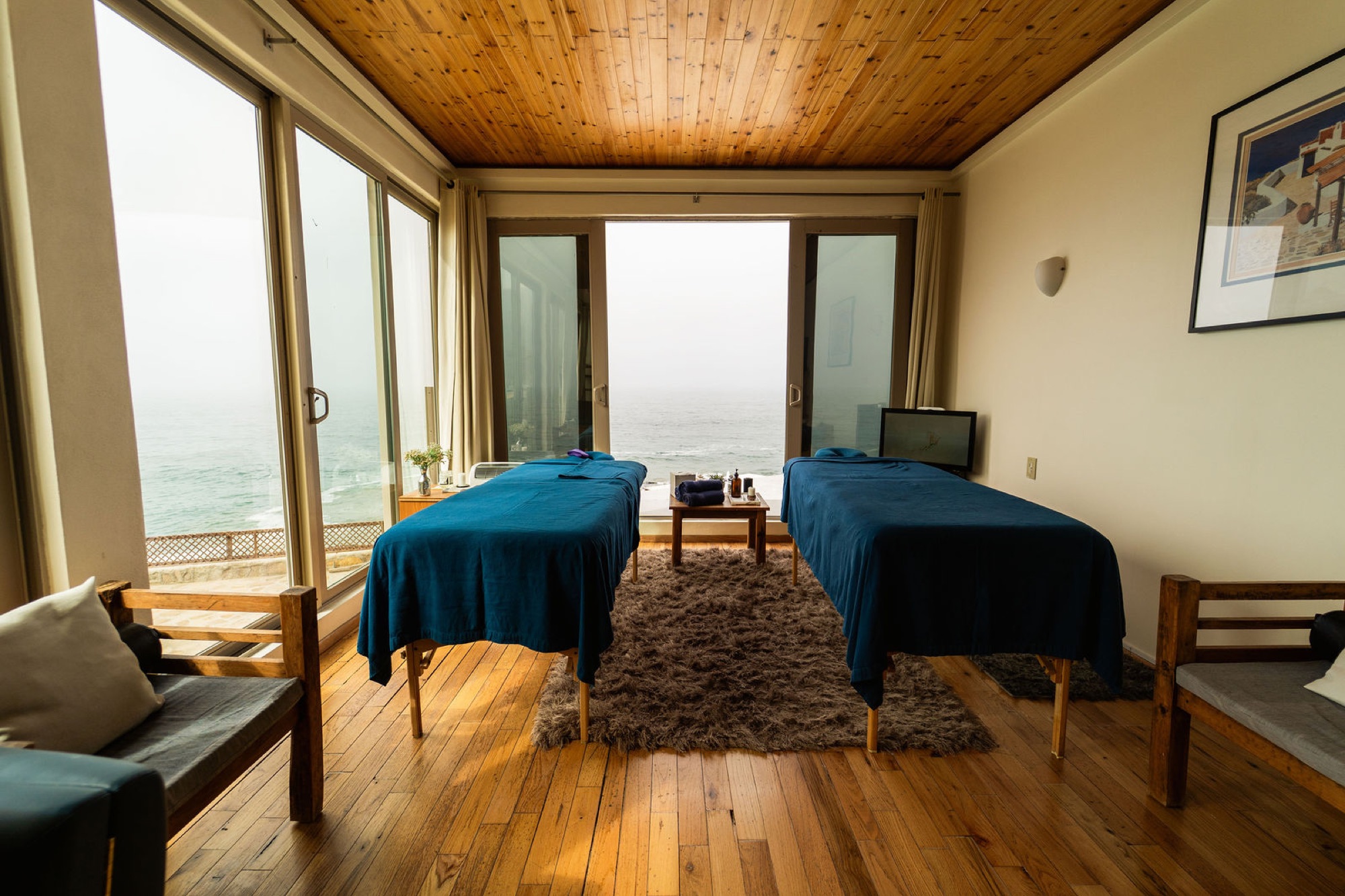 Massage by the ocean